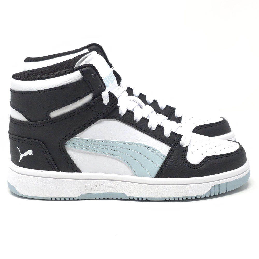 PUMA Rebound Layup Sl High Top Black, Blue, White Sneakers Casual Shoes - Picture 4 of 14
